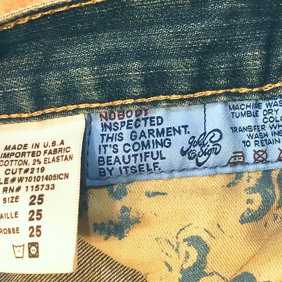 WOMEN'S GOLD SIGN STRAIGHT LEG DENIM JEANS WOMENS SIZE 25 DESIGNER BLUE PANTS - Picture 3 of 7